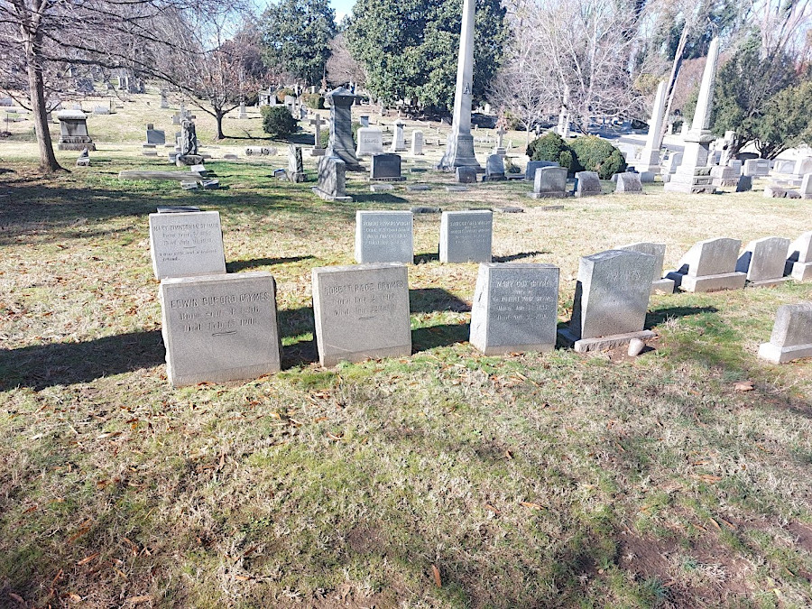gravesite at Hollywood Cemetery
